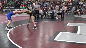 106 lbs Cons. Round 2 - Maddex Maurer, West Liberty vs Dayton Van Horn, Atlantic