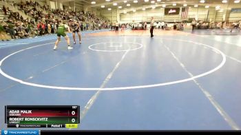 157 lbs Cons. Round 3 - Robert Ronsckvitz, Langley vs Adar Malik, Osbourn
