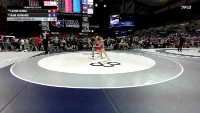 215 lbs Cons. Rd Of 32 - Layne O'Neil, MI vs Sam Howard, IN