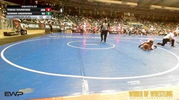 75 lbs Consi Of 16 #2 - Tobias Roundtree, ARDMORE TAKEDOWN CLUB vs Madden Anderssen, Bentonville Wrestling Club