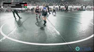 90 lbs Round Of 16 - Conley Robinson, Pawnee Wrestling Club vs Rip French, Viking Wrestling Club