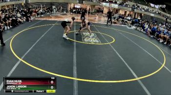 133 lbs Round 1 (4 Team) - Evan Musil, Hononegah vs Jaxon Larson, Don Bosco
