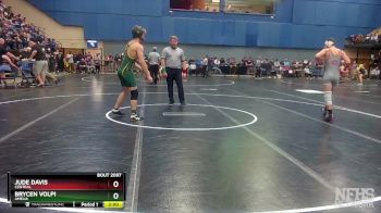 2 - 175 lbs Quarterfinal - Jude Davis, Central vs Brycen Volpi, Amelia