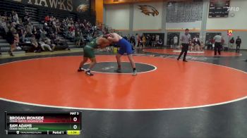 190 lbs Quarterfinal - Sam Adams, Cedar Rapids Kennedy vs Brogan Ironside, Cedar Rapids Washington