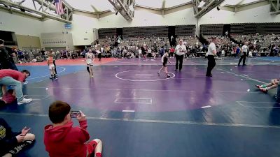 73-M lbs Consi Of 8 #2 - Colton Dugan, Souderton Youth Wrestling vs Matthew Simonton, Barn Brothers