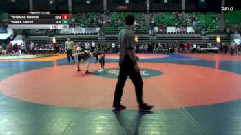 6A 113 lbs Semifinal - Thomas Norris, Southside Gadsden vs Brice Emery, Athens