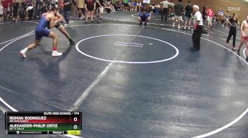 174 lbs Cons. Round 2 - Alexander-Philip Ortiz, De La Salle vs Roman Rodriguez, Big Dog Ranch