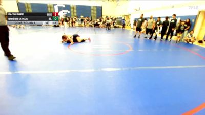 130 lbs Cons. Round 4 - Faith Bree, Redondo Union High School vs Briseis Ayala, SoCal Bears