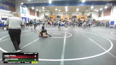 150 lbs Cons. Round 4 - Javan Bishara, Royal vs Zhen McGill, El Toro