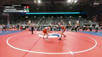 4A-132 lbs Cons. Round 1 - Timber Fitch, Evanston vs Quade Siemens, Natrona County