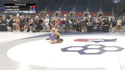 130 lbs Champ. Rd Of 128 - Sydney Tarlow, California vs Karris Carter, Colorado