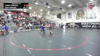 132 lbs Semifinal - Isaac Gonzalez, Western vs Johnny Overgaag, Palm Desert