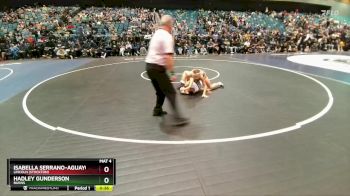 115 lbs Cons. Semi - Hadley Gunderson, Burns vs Isabella Serrano-Aguayo, Lincoln (Stockton)