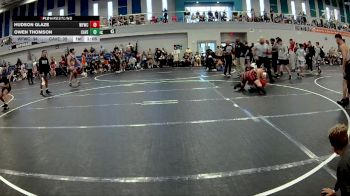 155 lbs Round 2 (6 Team) - Hudson Glaze, West Forsyth WC vs Owen Thomson, Caveman
