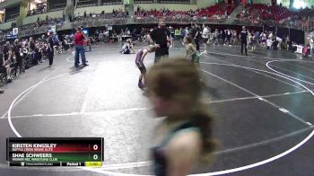 58 lbs 7th Place Match - Shae Schweers, Wisner Rec Wrestling Club vs Kirsten Kingsley, Battle Creek Brave Elite