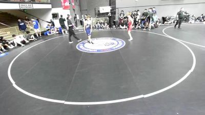 150 lbs Arseni Kikiniou, SDIKWA - San Diego-Imperial Kids Wrestling Association vs Kyle DaNobrega, LAWA - Los Angles Wrestling Association