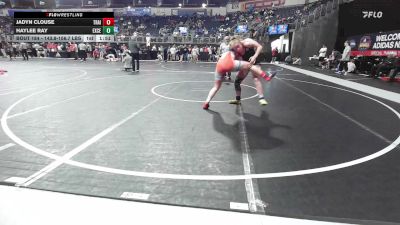 143.8-156.7 lbs Consi Of 8 #1 - Jadyn Clouse, Trailblazer Wrestling Club vs Haylee Ray, Excelsior Springs Youth Wrestling
