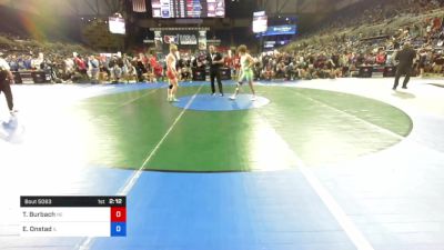 145 lbs Cons 64 #1 - Tristan Burbach, Nebraska vs Evan Onstad, Illinois