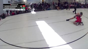 109 lbs Cons. Round 3 - Jackson Schroeder, Big Red Wrestling Club vs Kannen Kopetzky, Gretna East