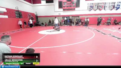 43 lbs Round 3 - Urijah Benscoter, Elite Wrestling Club vs Nathan Gonzalez, Sunnyside Ironman Wrestling