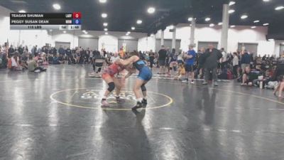 115 lbs Quarterfinal - Teagan Shuman, Lady Assassins - GK12E vs Peggy Susan Dean, Black Mambas - GK12E