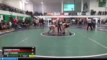 126 lbs Cons. Round 3 - Cameron Kendall, Star Valley vs Brent Childers, Powell
