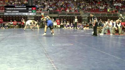 1A-190 lbs Quarterfinal - Lincoln Blickenderfer, Central Springs vs Drew Lansing, Don Bosco