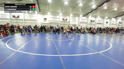 S-90 lbs Consi Of 16 #2 - Jayce Lejeune, OH vs Cj Dreshman, PA