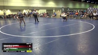 135 lbs Round 6 (8 Team) - Claire O`Donnell, CLAW vs Genavieve Pannell, Montana Silver