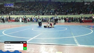 80 lbs Round Of 16 - Charles Rusher, Tuttle vs Landyn Caudle, Westmoore Wresting