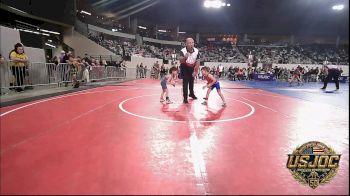 37 lbs 5th Place - TITUS Jauregui, Tonkawa Takedown Club vs McCoy Leece, L-Town Titans