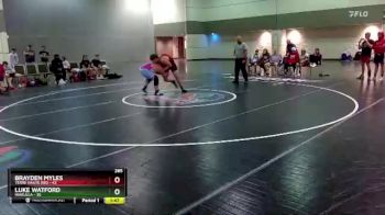 285 lbs Placement Matches (16 Team) - Brayden Myles, Terre Haute Red vs Luke Watford, Wakulla