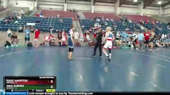 120 lbs Quarterfinals (8 Team) - Isaac Hampton, Oregon1 vs Niko Barnes, NEVADA1