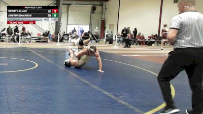 165 lbs Round Of 16 - Scott Lallas, Rhode Island College vs Austin Edwards, Trinity