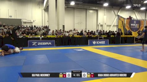 KAUA DIOGO ABRANTES RIBEIRO vs KAI PAUL MCKINNEY 2025 World IBJJF Jiu-Jitsu No-Gi Championship
