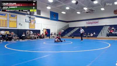 125 lbs Round 5 (6 Team) - Caleb Collins, Labette Community College vs Jamal Garrett, Barton