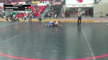 174 lbs Champ. Round 2 - Nate Jean, Murray State College vs Griffin Mitchell, Fort Hays State