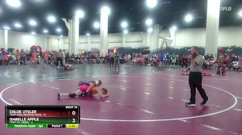 105 lbs Quarters & Wb (16 Team) - Isabelle Apple, Team STL Green vs Chloe Utsler, Team Iowa Mermaid Mafia