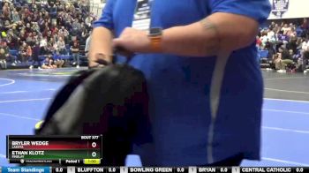138 lbs Cons. Round 3 - Bryler Wedge, LAKOTA vs Ethan Klotz, FINDLAY