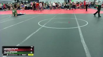 105 lbs Round 5 (10 Team) - Jackson Polifka, Terps Xpress MS vs Talan Springer, Grit Mat Club