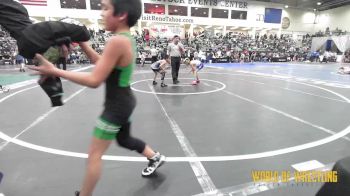 67 lbs Quarterfinal - Elijah Viruete, Inland Elite Wrestling Club vs Kendric Trout-Palomo, Nebraska Elite