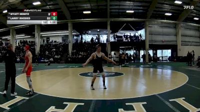 125 lbs Cons. Round 3 - Larry Rhodes, Bluefield State vs Wyatt Nemitz, Findlay