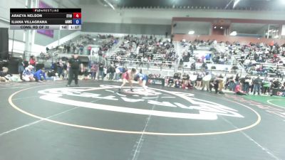 57 kg Cons. Rd Of 32 - Araeya Nelson, Stoic vs Iliana Villagrana, All American Wrestling Club
