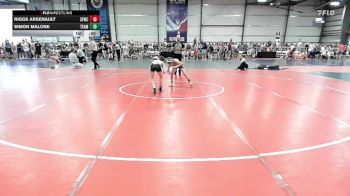 80 lbs Rr Rnd 1 - Riggs Arsenault, FORGE ELM 1 vs Simon Malone, Team Germantown