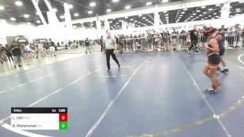 94 lbs Rr Rnd 2 - LaNiyah Lehi, Hidden Springs Wolves vs Brielle Mohammed, Valley Wrestling Club