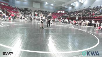 52 lbs Consi Of 8 #1 - Raith Davis, Buck Pride Wrestling vs Renezmae Merrell, Mannford Pirate Youth Wrestling