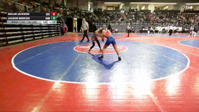 120 lbs Quarterfinal - Nolan Jackson, Catlett Wrestling vs Jaxson Mercer, Gamehouse Training Center