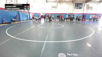 Boys 144 lbs Cons. Round 2 - Camilo Barberena, Carlmont Boys vs Nathan Jones, Bellarmine Boys
