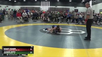 60 lbs Round 3 (8 Team) - Wyatt Yeager, Patriots Wrestling Club vs Zander Smith, Outlaws Xtreme
