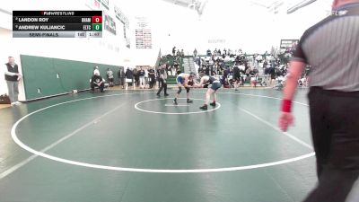 132 lbs Semifinal - Landon Roy, RHAM vs Andrew Kuljancic, Ellis Tech